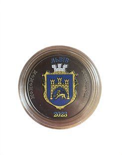 Сувенірна монета, жетон "Львів" серія міста 1882203203 фото
