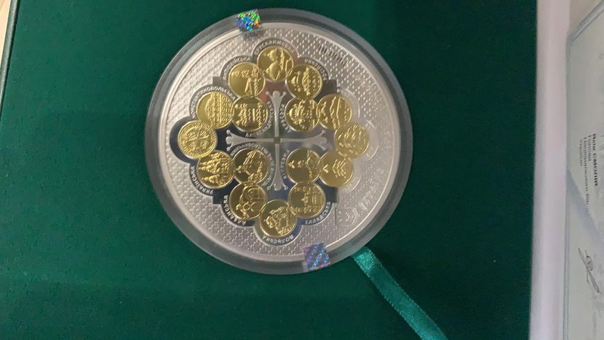 Монета Томос "Надання Томосу про автокефалію Православної церкви України" 50 грн., 2019 1705851893 фото