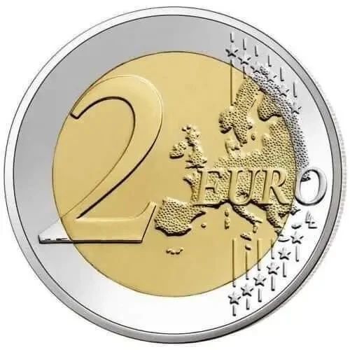 Монета 2 євро Латвія 2022 "Slava Ukraini" в капсулі.Слава Україні 2023433393 фото