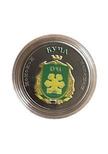 Сувенірна монета, жетон "Буча" серія міста 1791367583 фото
