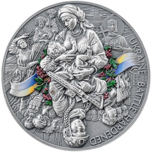 Монета " Україна Загартована У Боях" 2.0 10 седі 2025 жінки 2 oz 2448098423 фото