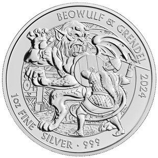 Інвестиційна монета Матір Гренделя Beowulf: Grendel's Mother Mint 2025, 1 унція. 2441220108 фото