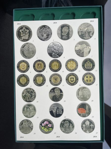 Планшет для монет НБУ 2014, всі роки є в наявності 1910004690 фото